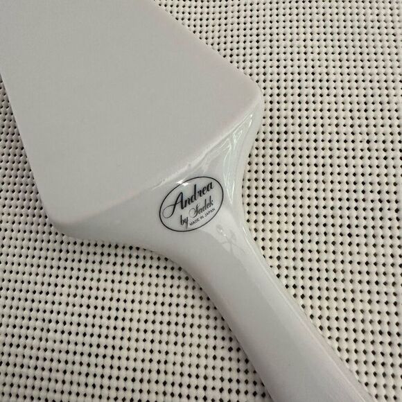 Andrea by Sadek Floral Scalloped Edge Buckingham Cake Plate with‎ Server Spatula - Picture 7 of 8